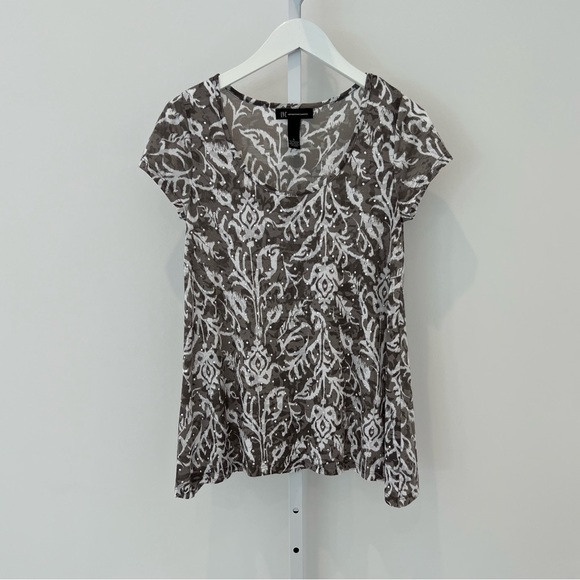 INC INTERNATIONAL CONCEPTS EMBELLISHED TEE SIZE SMALL - Picture 3 of 15
